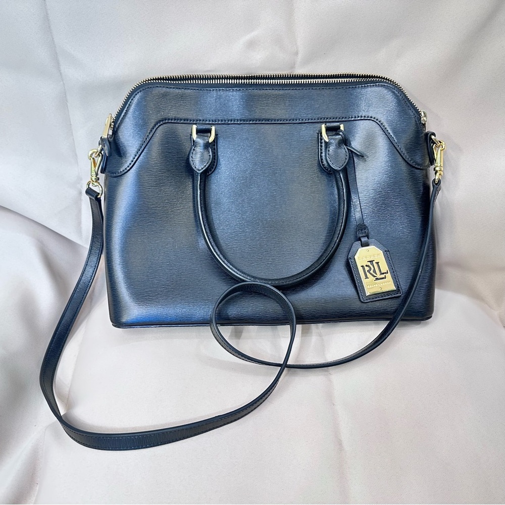 Ralph Lauren Midnight Black Satchel